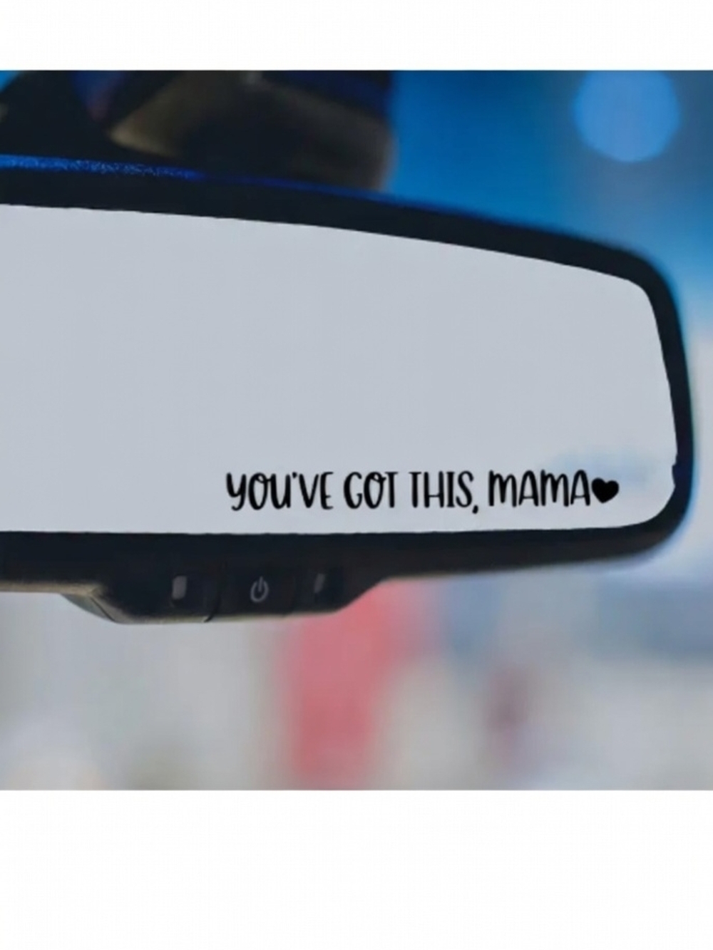 You've Got This, Mama Mirror Decal - Black Mom Car Sticker for Women